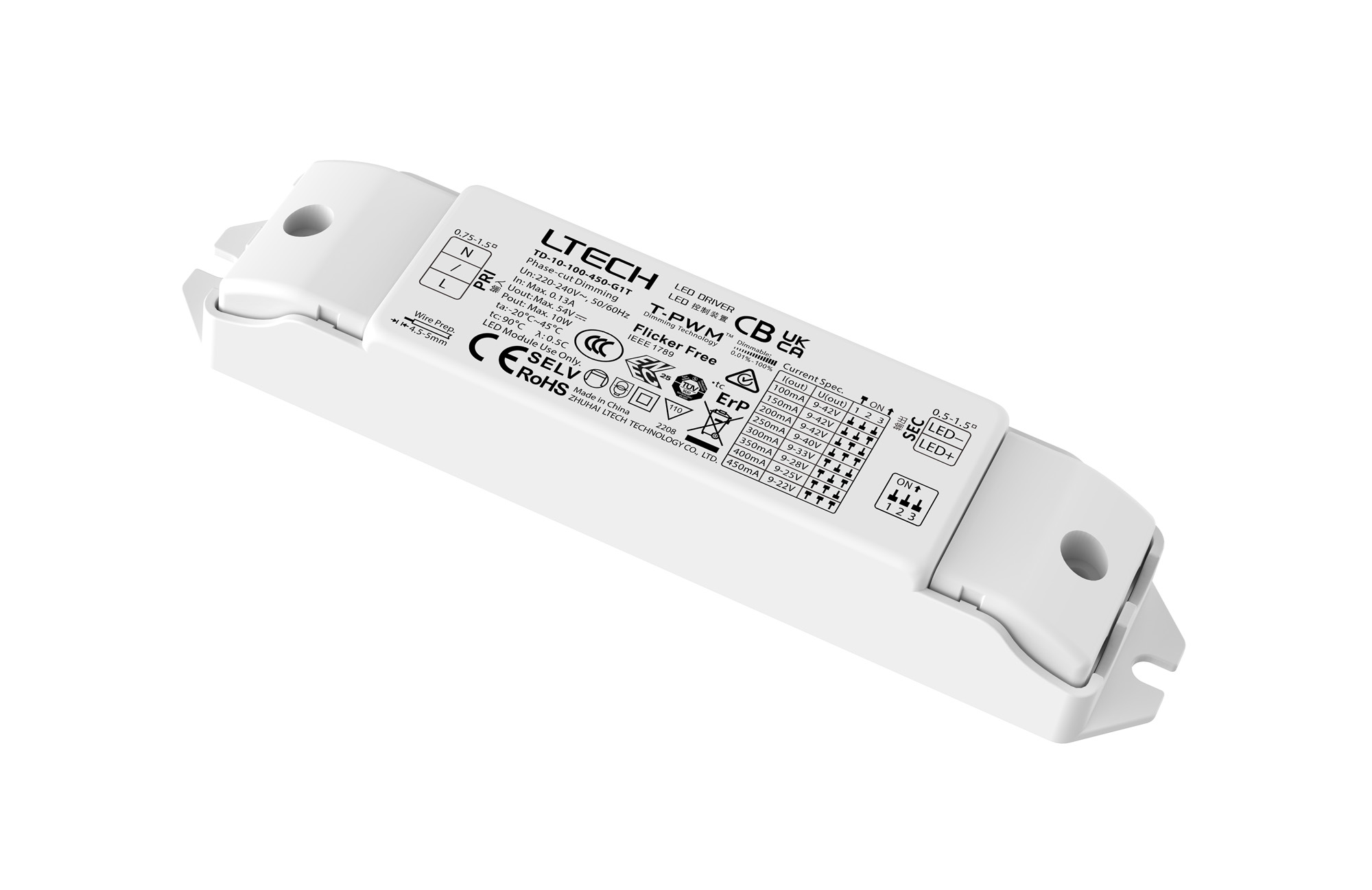 Triac Constant Current Drivers LTECH Phase cut Driver